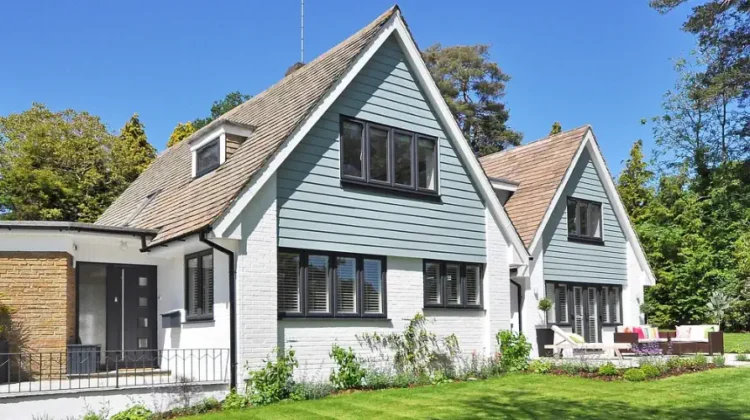 Beautiful house and garden. Friends Home Improvement